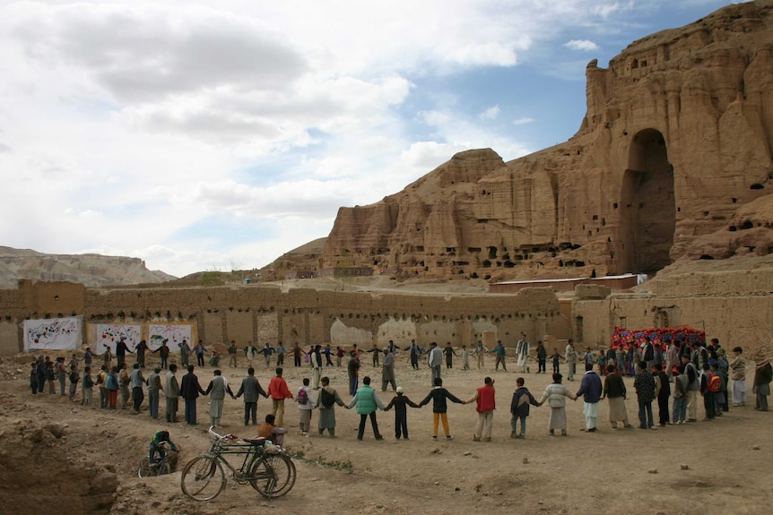 A circus workshop for local children in Bamiyan Province, Afghanistan