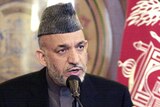 Grateful: Mr Karzai says Australian troops are welcome in Afghanistan. [File photo]