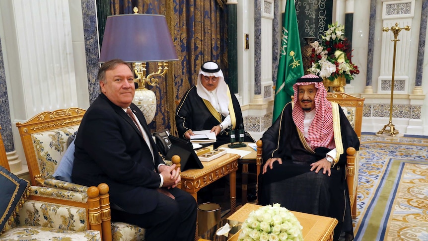 Mike Pompeo meets with Saudi King over Khashoggi's disappearance (Photo: AP/Leah Millis)