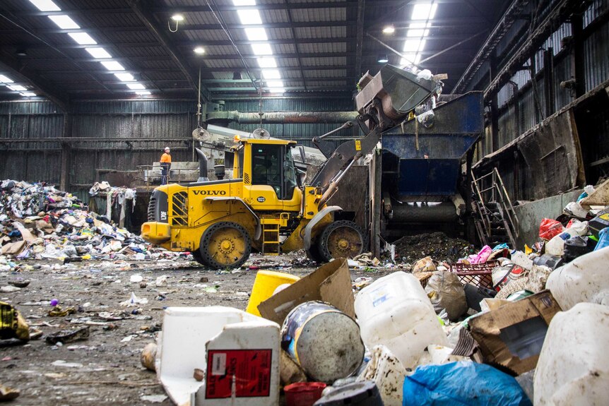 A rubbish dump