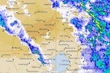 Rain radar in Melbourne