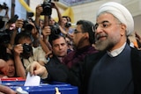 Iranian moderate presidential candidate Hassan Rowhani