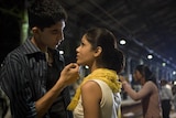 Hot favourite: Dev Patel and Freida Pinto star in Slumdog Millionaire.