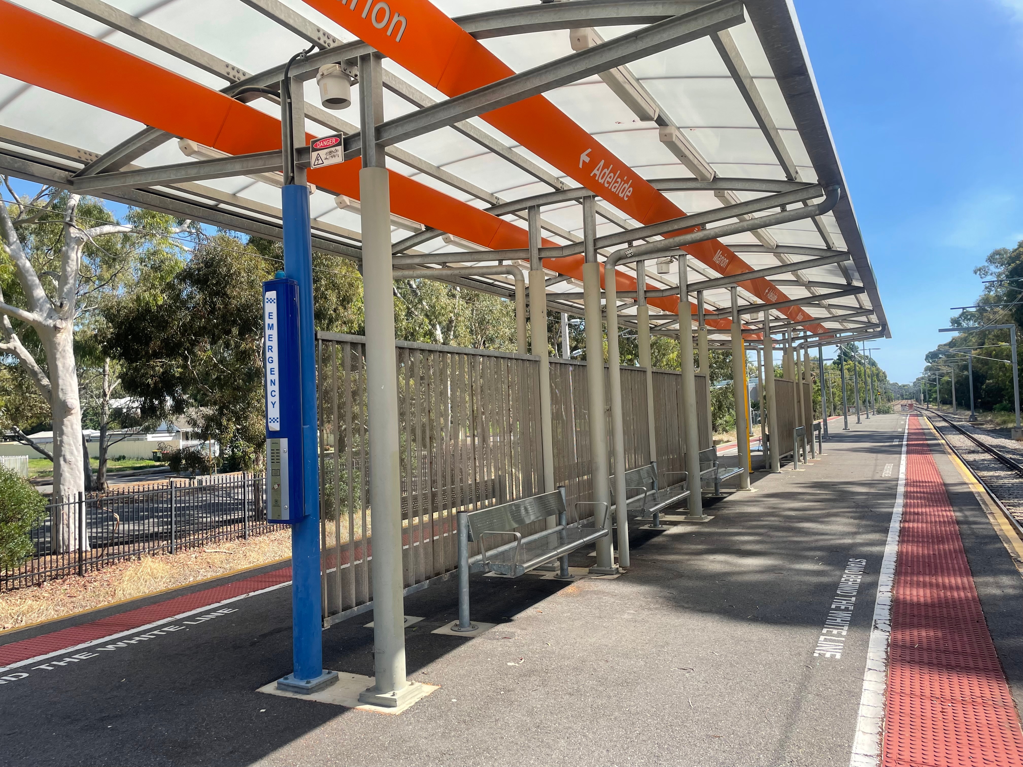 Marion Railway Station in Adelaide's south.