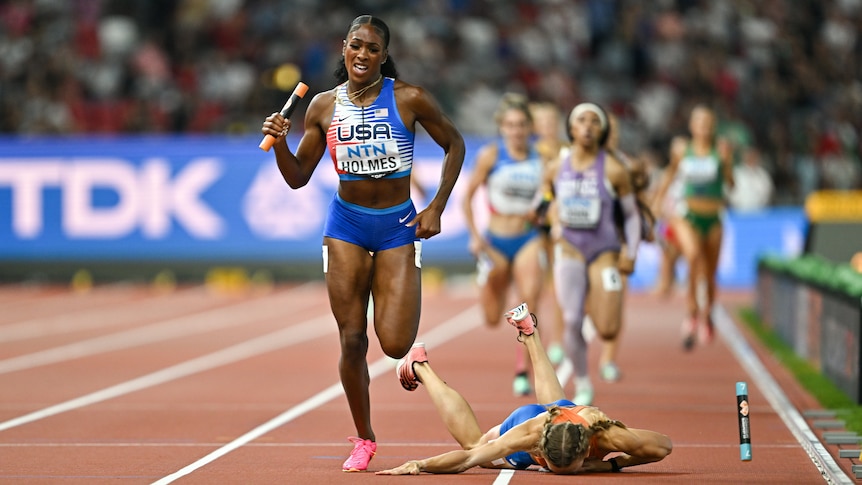 An Olympic Runner Fell During The Last Lap Of The 1,500. She Still Won The  Race
