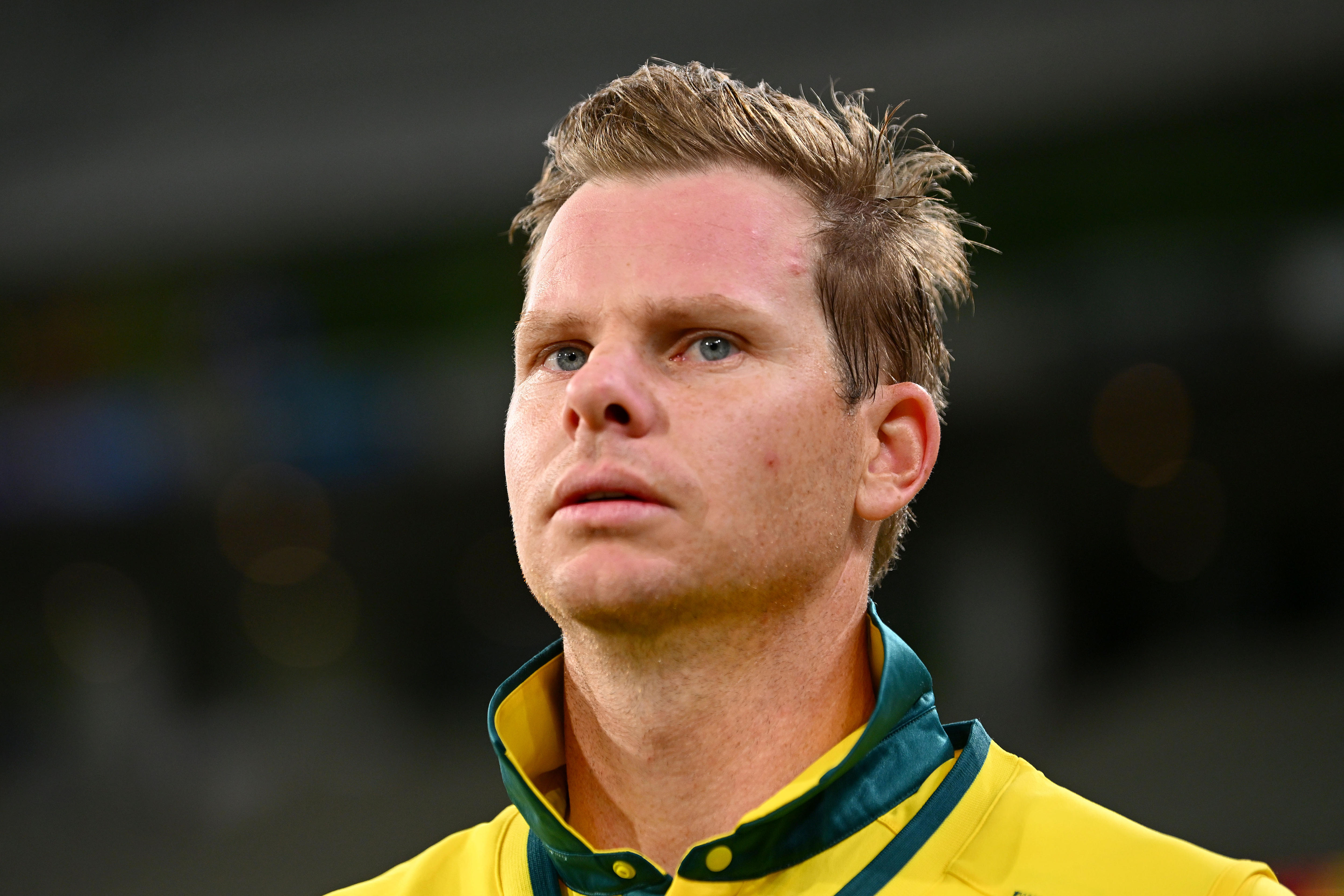 Steve Smith looks on during an ODI at the MCG in 2024.