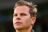 Steve Smith looks on during an ODI at the MCG in 2024.