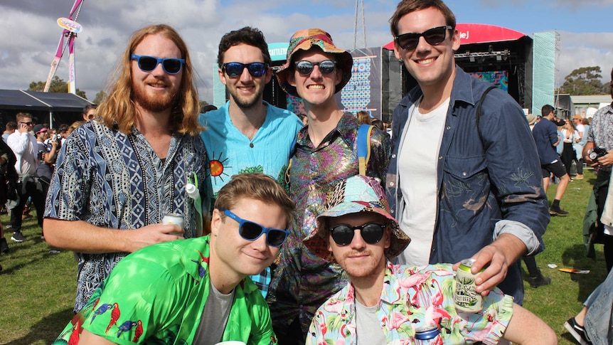 These men get into the spirit of Groovin' the Moo