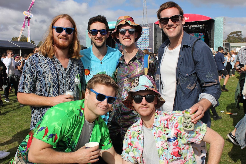 These men get into the spirit of Groovin' the Moo