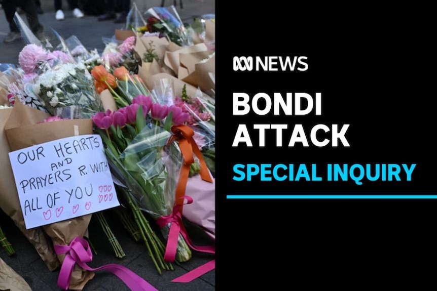 Bondi Attack, Special Inquiry: Floral tribute with messages of condolence.
