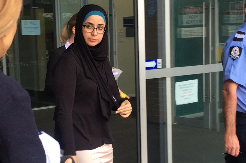 Hulya Kandemir walks out of the Fremantle Magistrates Court
