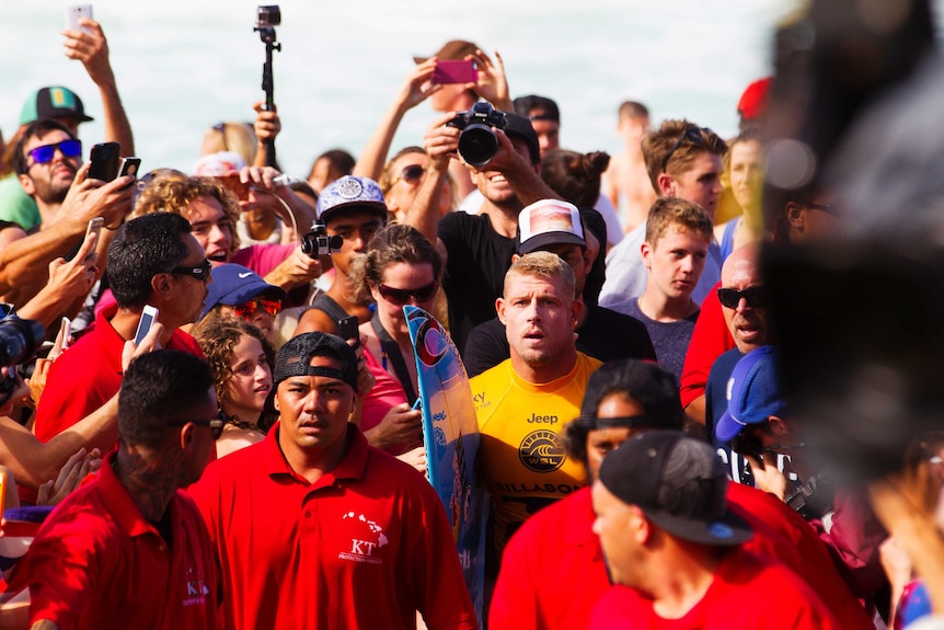 Mick Fanning at Pipe Masters