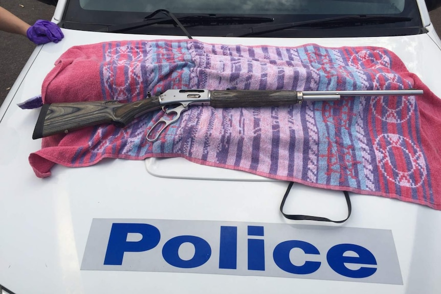 Firearm recovered by NT Police.