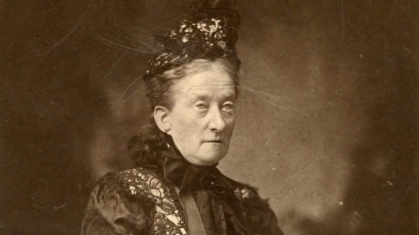 Old photo of an unidentified elderly woman from the State Library of Victoria