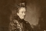 Old photo of an unidentified elderly woman from the State Library of Victoria