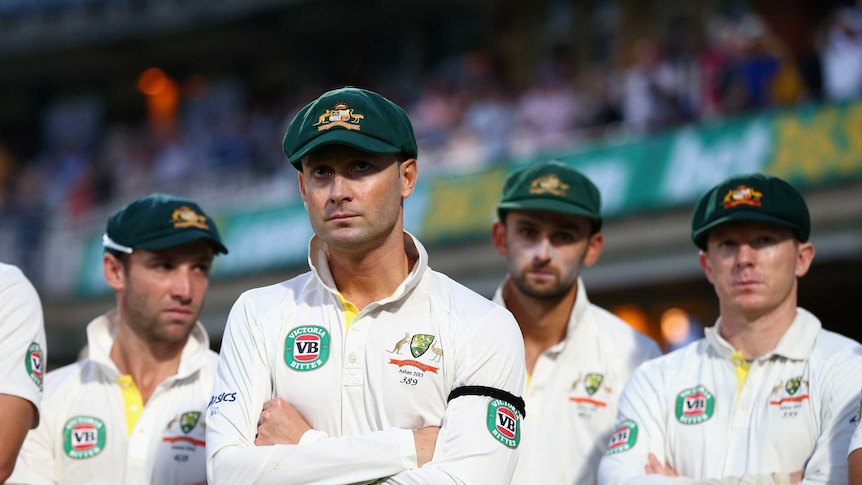Australian captain Michael Clarke after the fifth Ashes Test was drawn