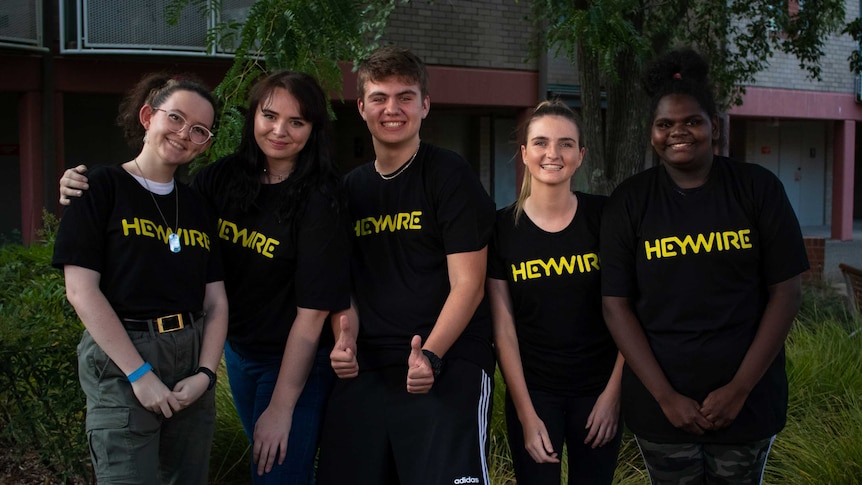 The 2020 Heywire Winner's L.E.D: Let's Embrace Diversity team
