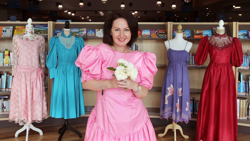 Mount Gambier's Danni Reade in bridesmaid dress