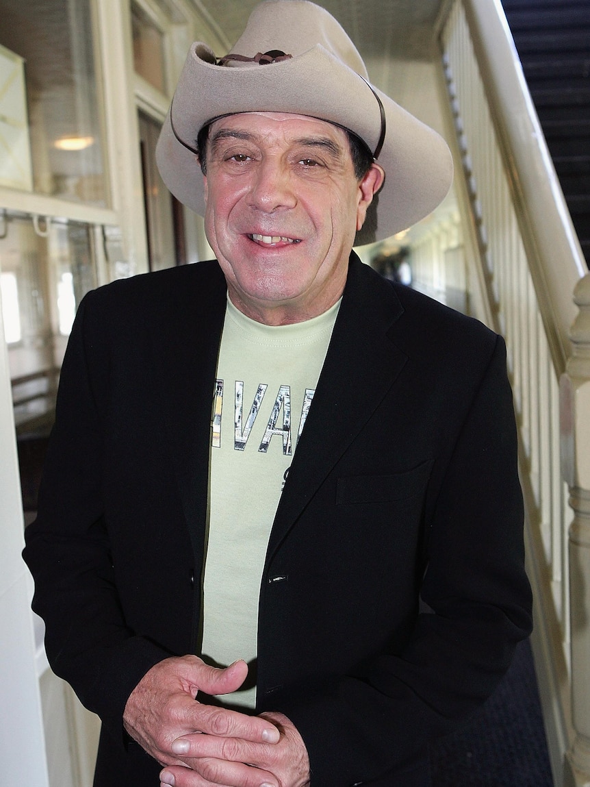 Molly Meldrum at Foxtel's 10th Birthday celebrations.