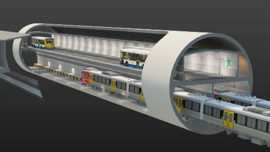 Qld Government reveals Brisbane bus-rail tunnel plan