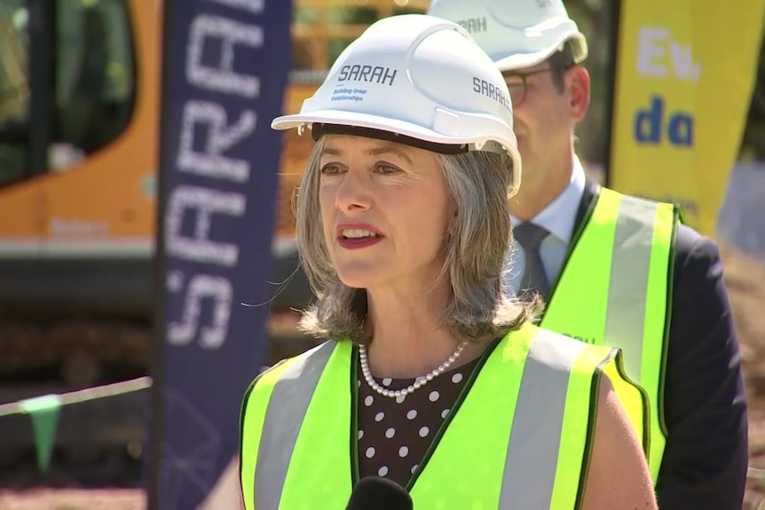 Nicola Spurrier at Council Cancer sod turn