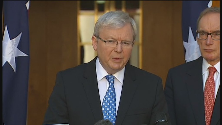Rudd: burden of proof lies with Syria