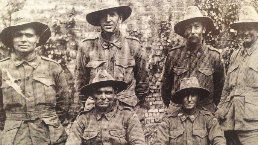 Private Cyril Rigney and comrades in France