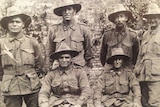 Private Cyril Rigney and comrades in France