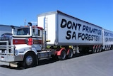 More protest over the proposed forward sale of Forestry SA plantation harvest rights (file photo)