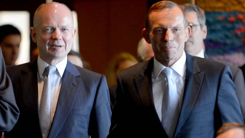 William Hague and Tony Abbott