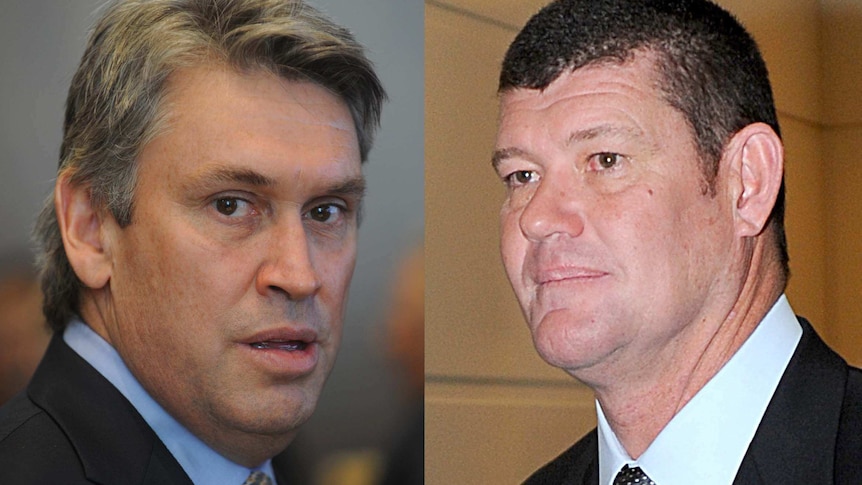 David Gyngell and James Packer