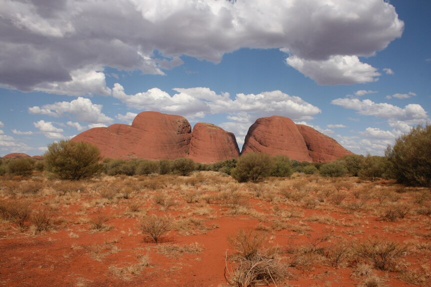 The red rocky mounds of Kata Tjuta