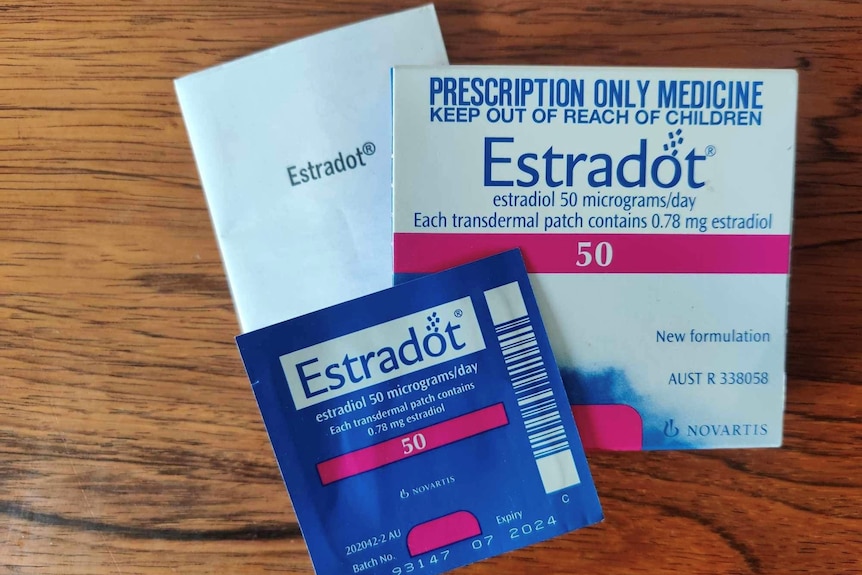 Un paquete de 50 mg de Estradot