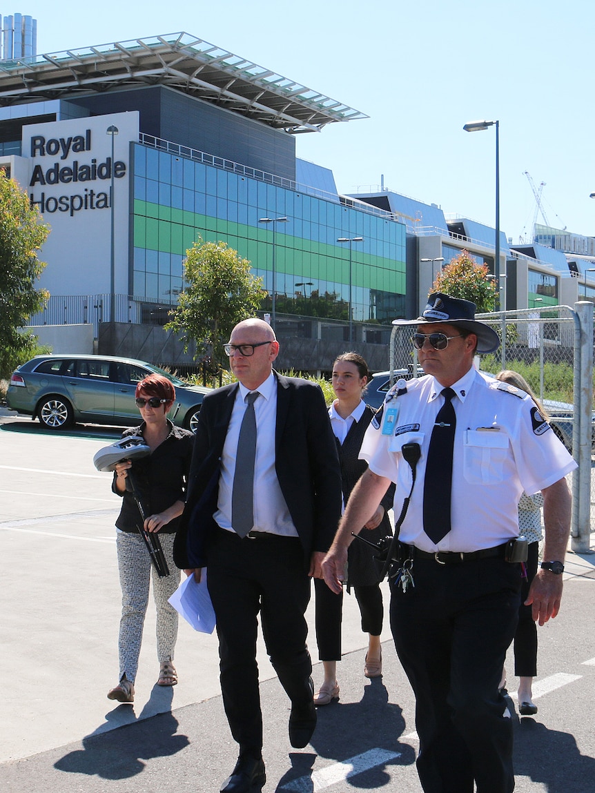 Justice Malcolm Blue visits the New RAH