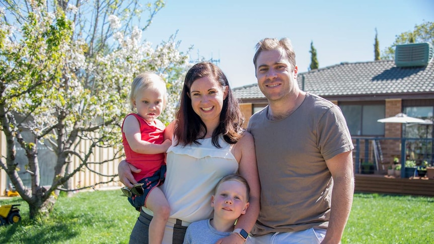 Kirsten Davey and her family