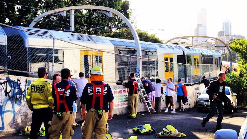Emergency services respond to train incident near Sydney's Edgecliff Station