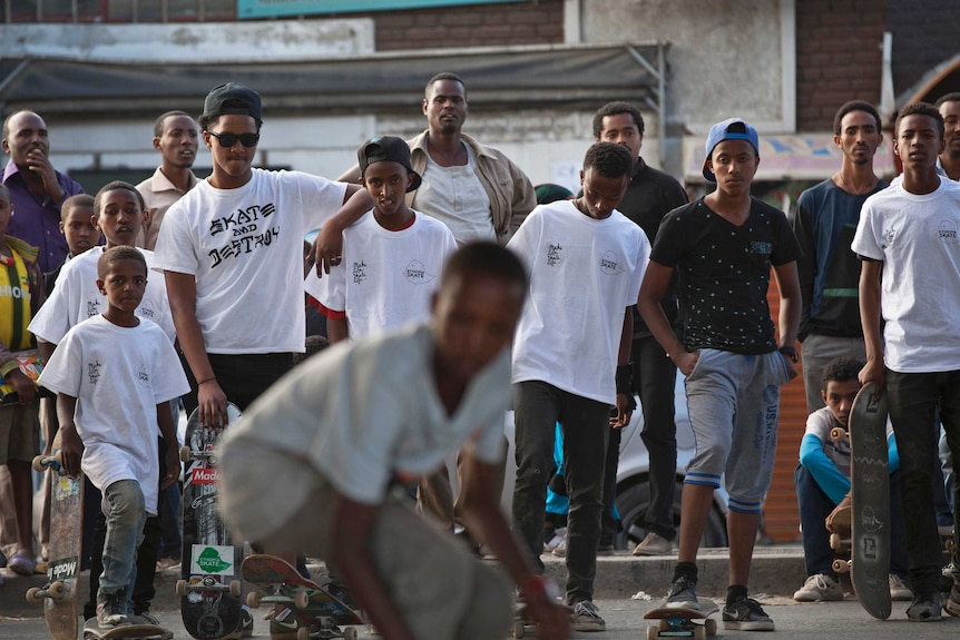 Ethiopian young skaters 2