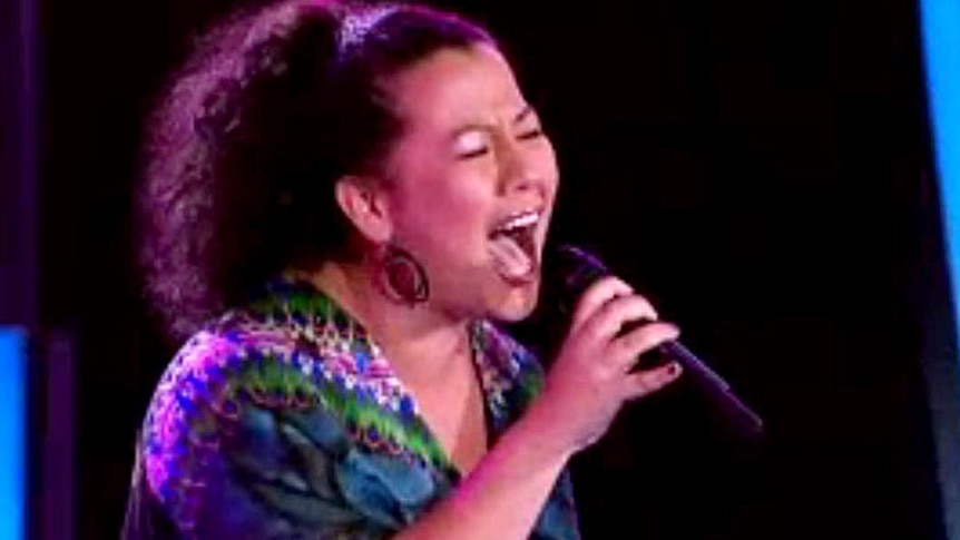 Mahalia Barnes on The Voice.