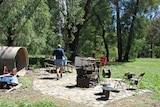 The remains of Wayne West's farm house on Wyora Station beside Brindabella National Park, NSW, in March 2010.