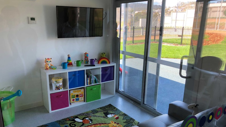 Common room at the new mother-baby unit at Mary Hutchinson's Women's Prison