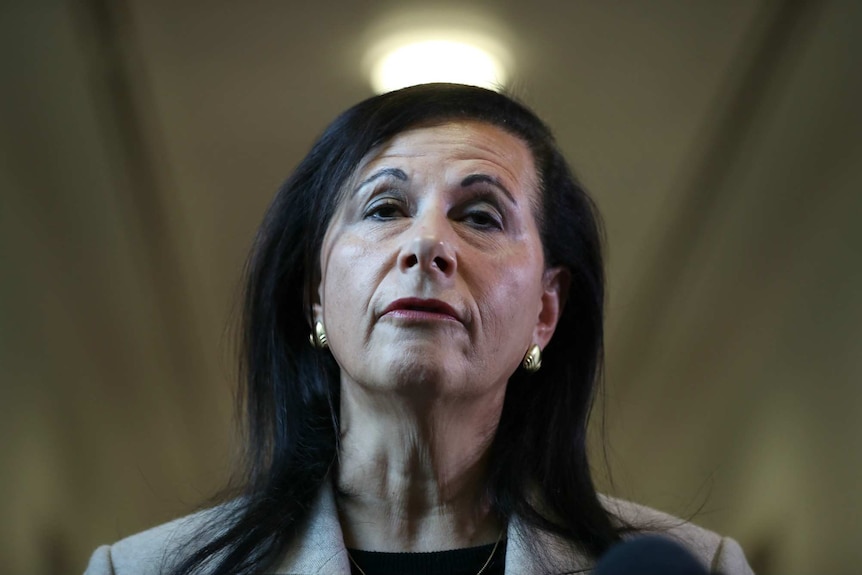 A close-up shot of Concetta Fierravanti-Wells