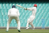 Phillip Hughes hit by a bouncer