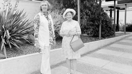 Dame Annabelle Rankin with Mrs Margaret Whitla