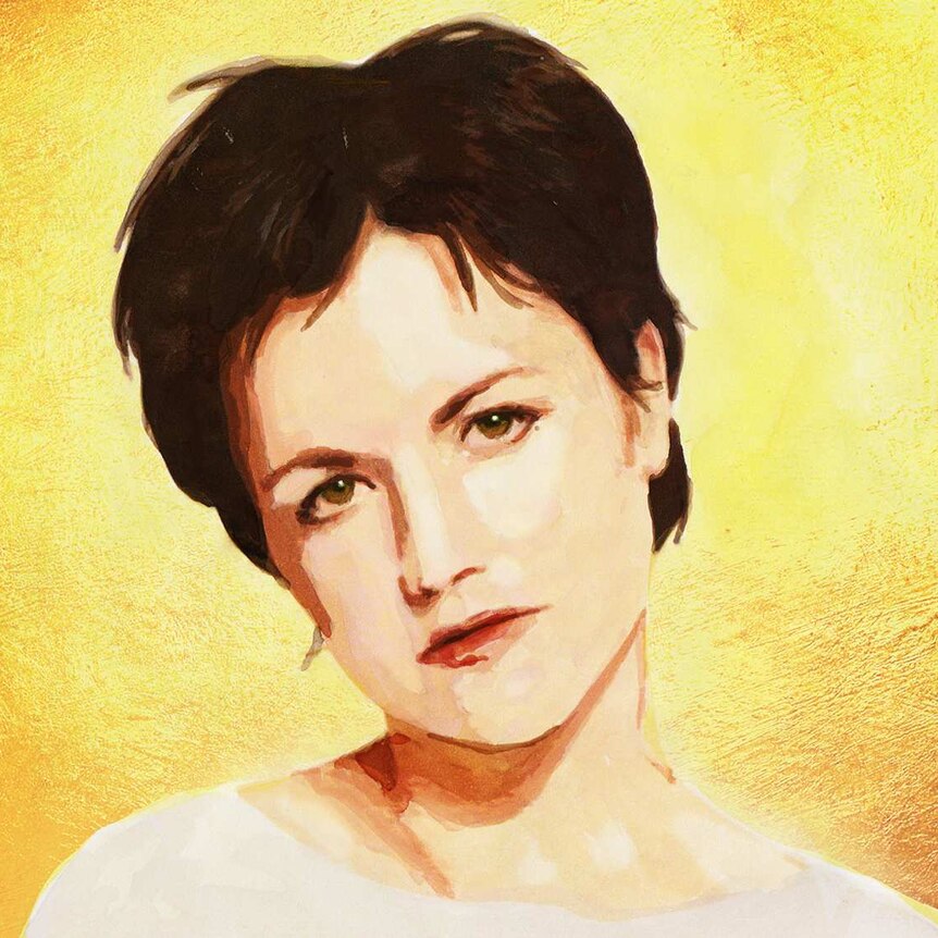 An illustration of The Cranberries frontwoman Dolores O'Riordan