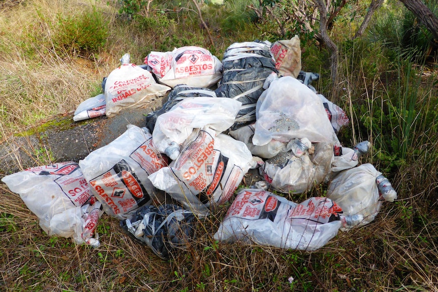 dumped asbestos south of Adelaide