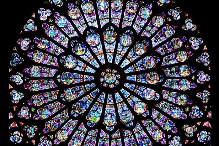 Notre Dame rose windows