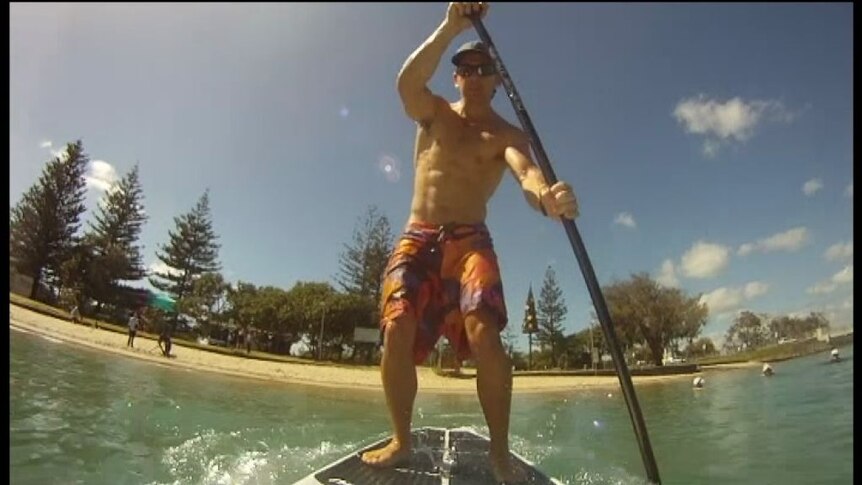 Paddle boarding may have healing powers