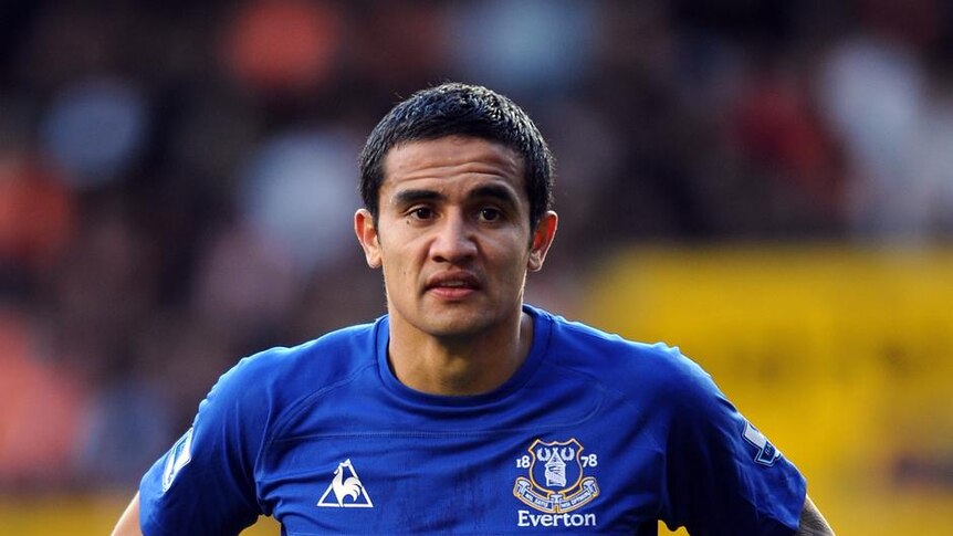 The 31-year-old Tim Cahill is playing as well as ever for the Toffees.