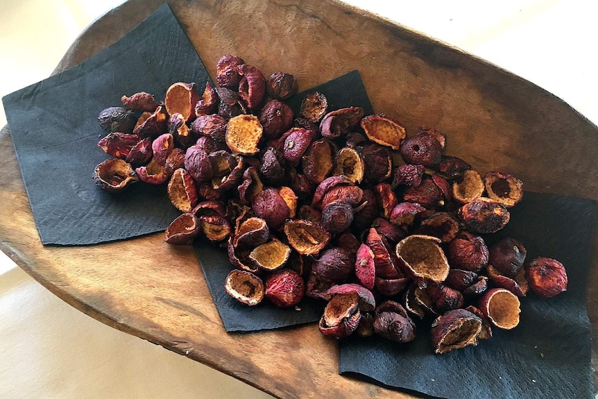 Dried quandongs