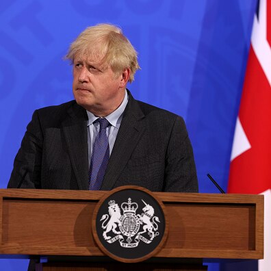 The UK Prime Minister, Boris Johnson, confirms a four-week delay to the lifting of all restrictions in England beyond 21 June